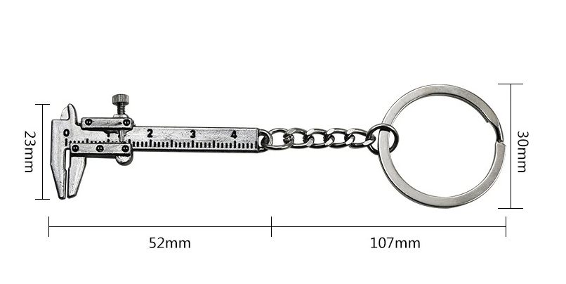 Брелок мини штангенциркуль, фото 2