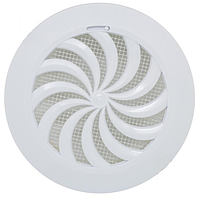 Решітка пластикова кругла діаметр 100 з регулюванням