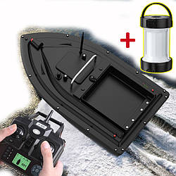 Кораблик для прикормки GPS D16 Q7 (16 точок) акумулятор 12000 mAh + Лампа для палатки