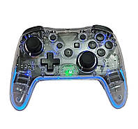 Игровой контроллер N-Switch, PS3, PC, Android, Vibrating Gamepad, RGB, прозрачный NS015