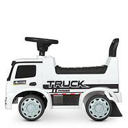 Дитяча каталка-толокар 656-1, білого кольору, фото 3