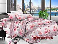 Ткань для постельного белья Полиэстер 75 PL4595-11 (60м) цветы на пудровом