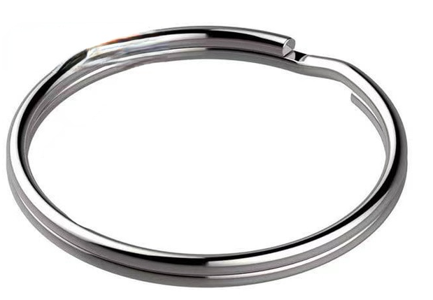 Кольцо брелок для ключей хромированное (40мм), фото 2