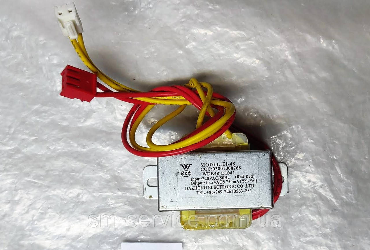 Трансформатор EI-48, 10,5V 750A