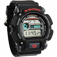 Мужские водонепроницаемые часы Casio DW9052-1V G Shock с подсветкой и таймером