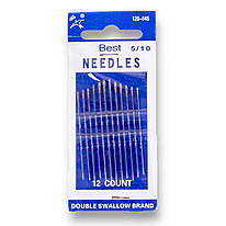 Голки для ручної роботи No6, 12 штук