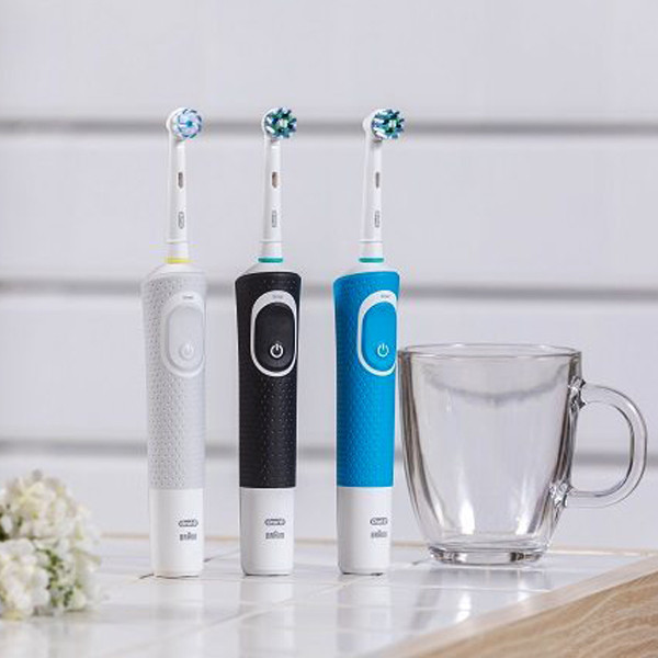 Электрическая зубная щетка Braun Oral-B Vitality 100 Cross Action Blue, фото 3