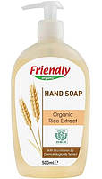 Friendly Organic Жидкое мыло для рук с Рисовым экстрактом, 500 мл (ЖМ)