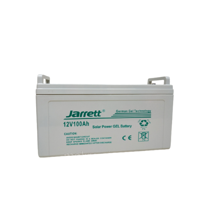 Акумулятор гелевий 100 Ah 12 V Jarrett GEL Battery (гелевий акумулятор 100 амперів)