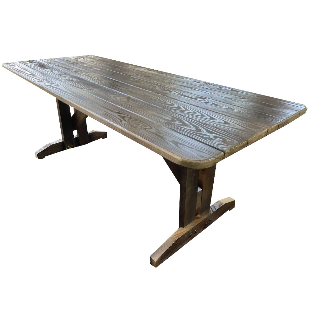 Дерев'яний садовий стіл 1,95 м "Стайл". Колір: Горіх - фото 1 - id-p1807360464