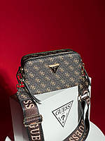 Сумка Guess Zippy Snapshot Brown