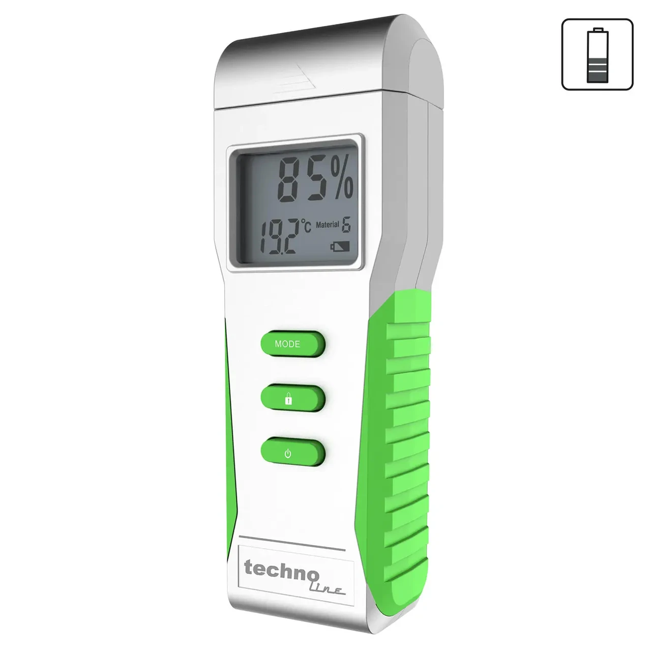 Побутовий кондуктометричний вологомір Technoline WZ1300 (Silver/Green)