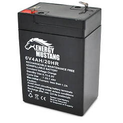 Акумулятор Energy Mustang EM-640 6V 4Ah AGM