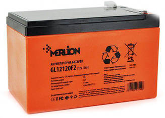 Акумулятор Merlion GL12120F2 12V 12Ah GEL