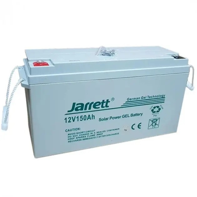 Акумулятор гелевий 150 Ah 12 V Jarrett GEL Battery (гелевий акумулятор 150 амперів)
