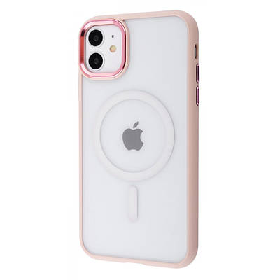 Чехол WAVE Desire Case with MagSafe iPhone 11 pink sand