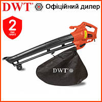 Воздуходувка DWT LS28-13 G Мощная, электрическая, садовая воздуходувка-пылесос для сада и уборки листьев