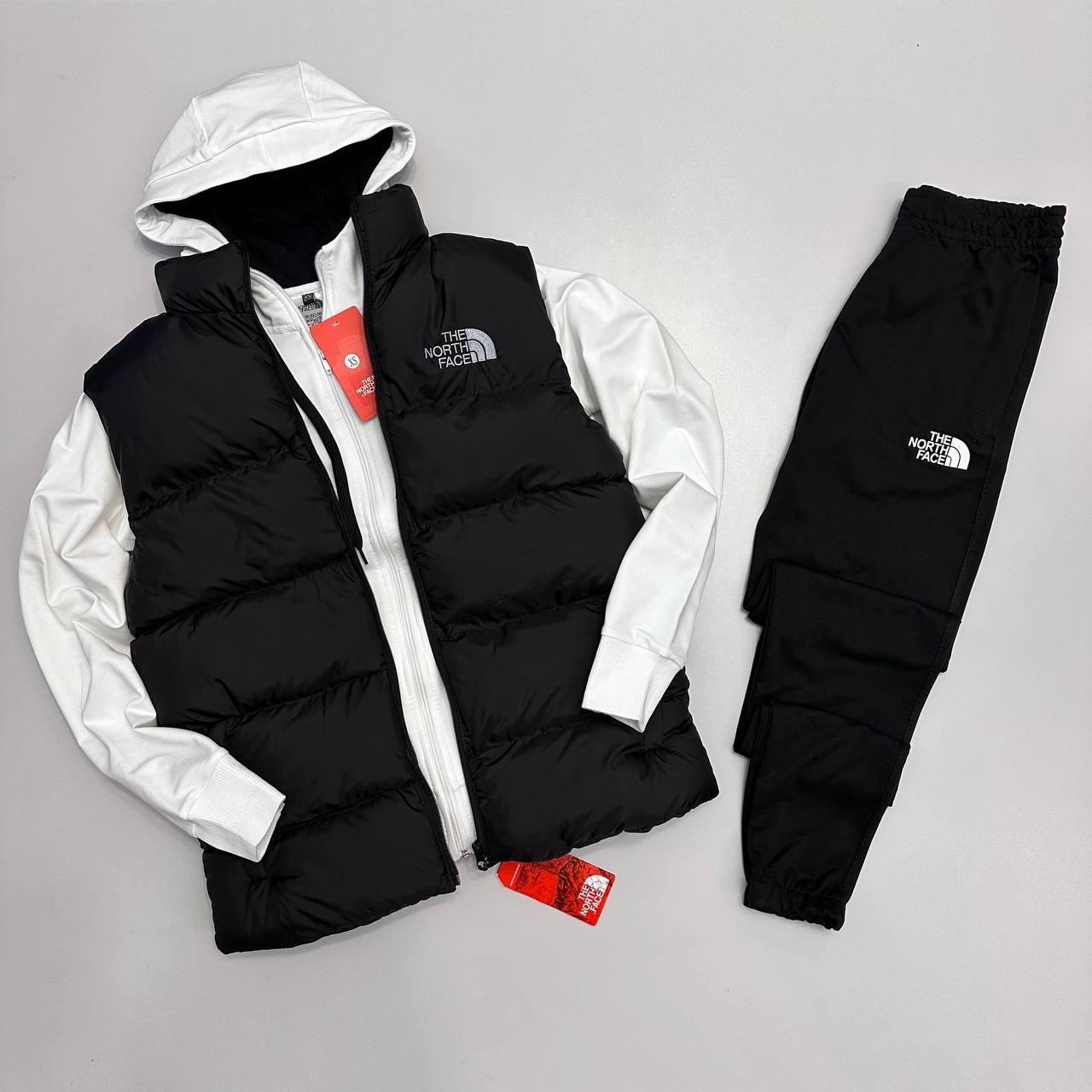 Спортивний костюм The North Face жилетка безрукавка чоловіча комплект чоловічий тнф весняний осінній білий