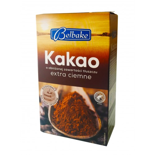 Натуральний темний какао Belbake 200 г Німеччина 100% какао-порошок