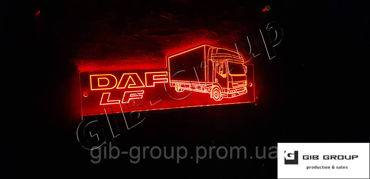 Світлодіодна табличка для вантажівки DAF LF