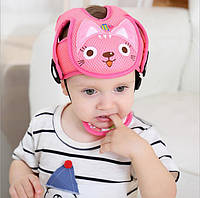 Защитный шлем JJ OVCE Bonnet PC1 Розовый котенок