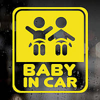 Наклейка в авто Baby in car 3M FGVBN3