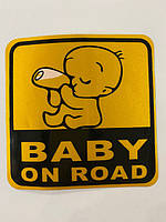 Наклейка в автомобиль Baby on road 3M FGVZN1