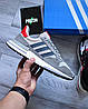 Чоловічі кросівки Adidas ZX 500 RM Gray Адідас ЗК 500 сірі замшеві сітка замш В'єтнам, фото 11