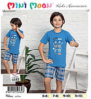 Детская пижама для мальчиков "Mini Moon" 5/12 лет; Опт