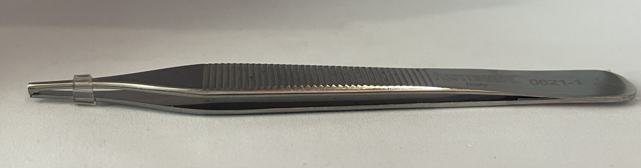Пінцет хірургічний прямий з зубчиком 1X2 ADSON 12 см, "Asa Dental" Італія