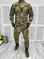 Тактический полевой костюм ЗСУ пиксель военный форма гост саржа тактическая куртка и штаны весна лето