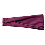 Жіночі однотонні еластичні пов'язка на голову для йоги, фото 6