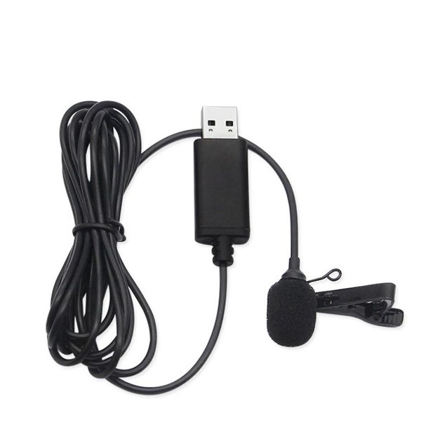 Мікрофон петличний USB інтерфейс plug and play 1.5 метра