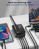Мережевий зарядний пристрій LDNIO A4808Q PD3.0+QC4.0 Type-C 65 W Multi Fast Charger for fast charging GaN, фото 4