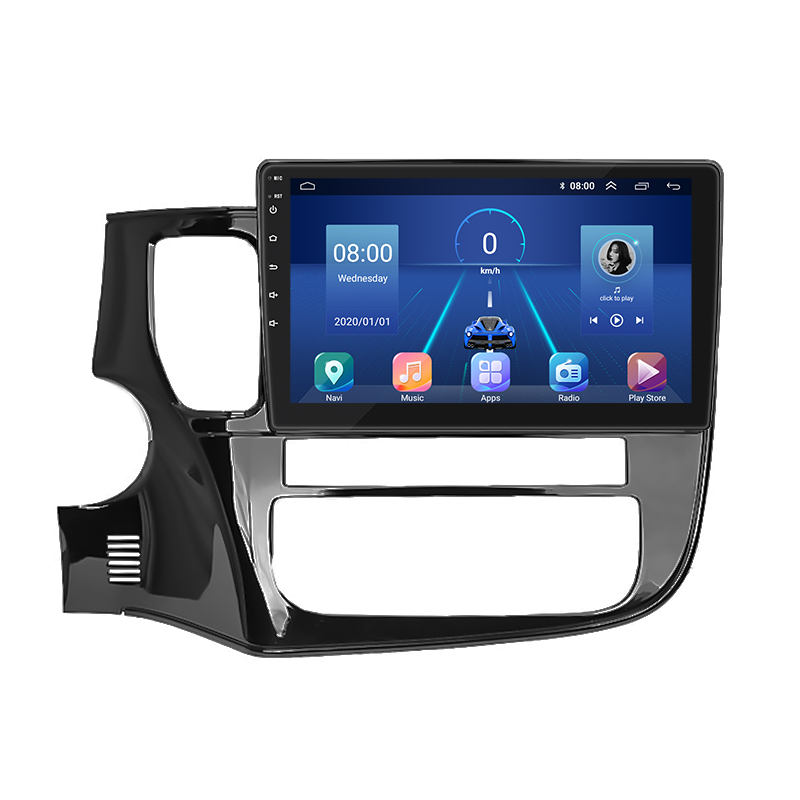 Штатна магнітола Lesko 10" Mitsubishi Outlander III Рестайлінг 2 2015-2018 4/32Gb 4G Wi-Fi GPS Top