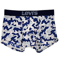 Чоловічі труси Levis високої якості, гладка поверхня, камуфляжне забарвлення, колір білий