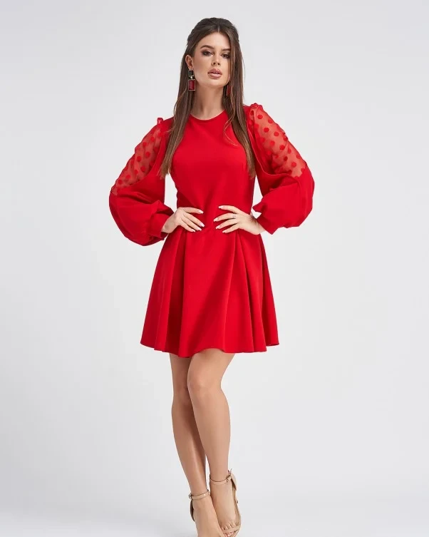 Плаття ISSA PLUS 11254 L червоний