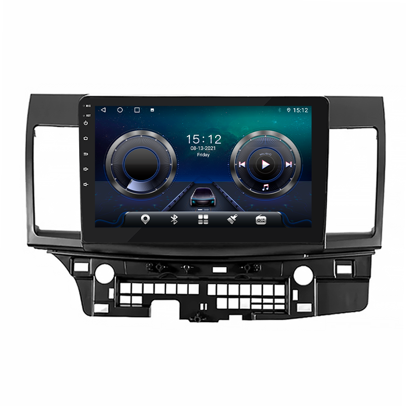 Штатна автомагнітола Lesko Mitsubishi Lancer X (2007-2017 рр.) 10.1" 2+32 Gb 4G Premium GPS Android