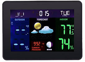 Метеостанція Excelvan TS-70 бездротова кольорова бездротова