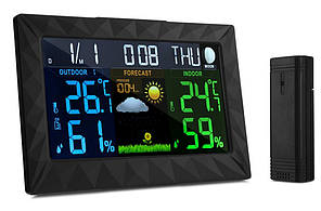 Метеостанція Excelvan TS-Y01 бездротова кольорова бездротова