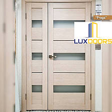 Двері Praga Акація Кремова Полотно, покриття eco-tex, фото 3