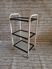 Візок косметологічна / маніпуляційна на 3 полки. Етажерка косметологічна. Стіл для косметолога