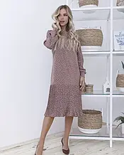 Плаття ISSA PLUS 12108 XL коричневий
