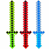 Меч Майнкрафт зі звуковими та світловими ефектами 60 см