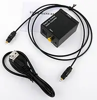 ЦАП Аудио конвертер декодер звука цифрового spdif optical coaxial в аналоговый