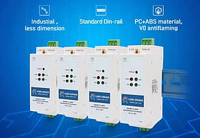 Перетворювач порту RS485 в WiFi USR-DR404 на дин рейку