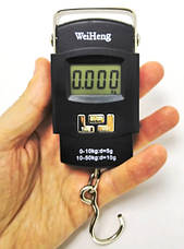 Кухонний електронний кантер WeiHeng WH-A08 до 50 кг для зважування продуктів з дисплеєм побутові ваги, фото 3