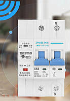 Розумний автомат захисту 32 А, з керуванням по WiFi, з вимірюванням даних, 2-полюсний