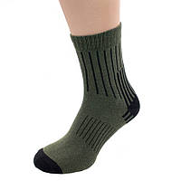 Повседневные демисезонные мужские носки хлопок ВСУ Тактические военные армейские носки ХБ олива хаки 41-45