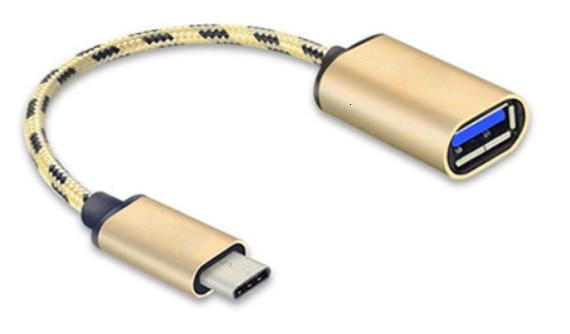 OTG USB 3.1 AF - Type-C тканинне обплетення